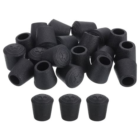 Uxcell 28Pcs Chair Leg Tips Caps 3 8 PVC Non Slip Feet End Caps Cover