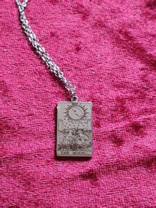 Moon Tarot Necklace Close True Crime Museum