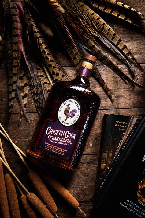 Chicken Cock Whiskey Drops Prohibition Style Cognac Barrel Aged Bourbon Maxim