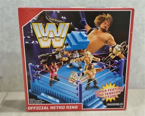 WWE Retro Wrestling Ring WWF WCW Wrestling, Hobbies & Toys, Toys ...