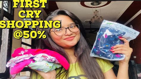 First Cry Shopping Haul At Off New Born Baby Shopping Haul