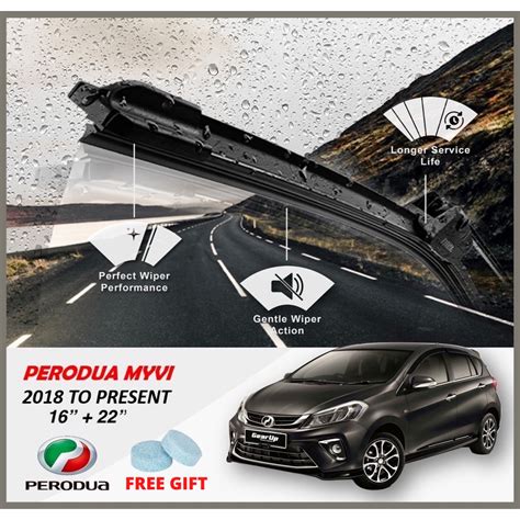 PERODUA MYVI NEW 2018 PRESENT JAPAN TECHNOLOGY WIPER BLADE WIPER