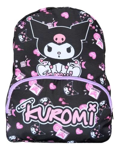 Maleta Morral Lona Escolar Kuromi Cuotas Sin Inter S