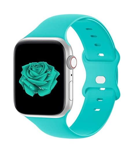 Correa Para Apple Watch 42mm Silicona Color Azul