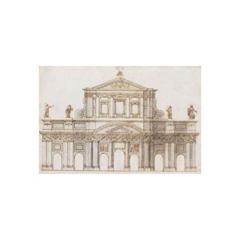 97 A Group Of Three 16th And 17th Century Italian Architectural Drawings