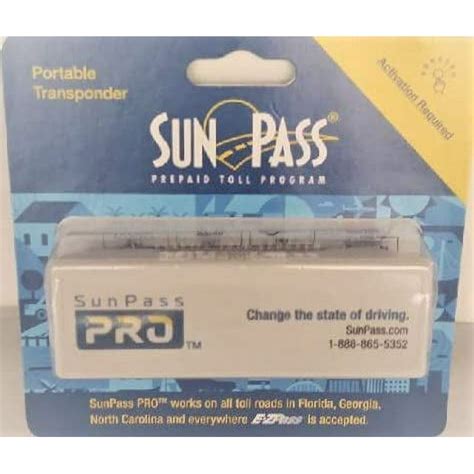 Sunpass Portable Prepaid Toll Transponder For Florida