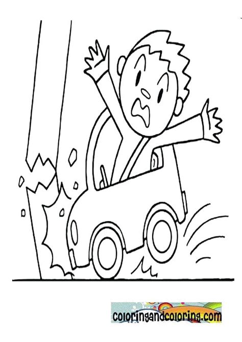 Car Crash Coloring Pages at GetColorings.com | Free printable colorings ...