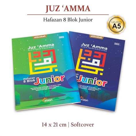 Jual Juz Amma Hafazan 8 Blok Warna Junior Surah Ar Rahman Dan Surah Al