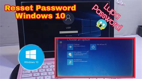 Reset Password Windows Solusi Lupa Sandi Windows Youtube