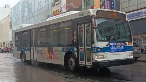 Mta Nyct On Board Orion Vii Ng Hybrid Q Bus