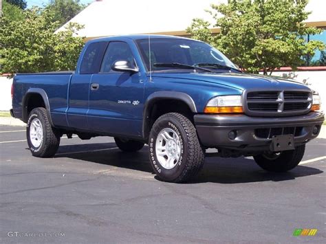 2002 Atlantic Blue Pearl Dodge Dakota Sxt Club Cab 4x4 14160199 Photo 16 Car