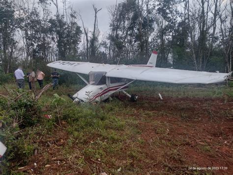 Se Estrelló Una Avioneta En Eldorado Dos Personas Heridas