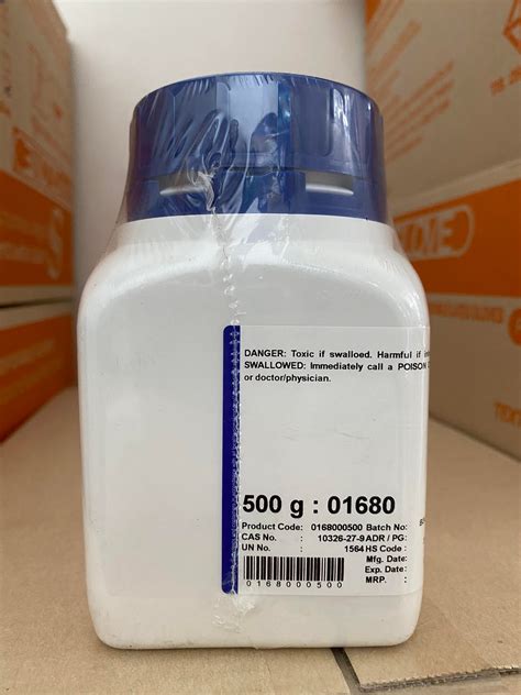 Barium Chloride Dihydrate Ar Grade Loba