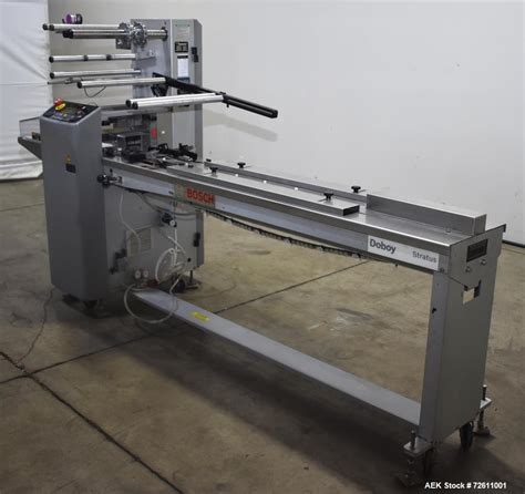 Used Doboy Bosch Stratus Horizontal Flow Wrapp