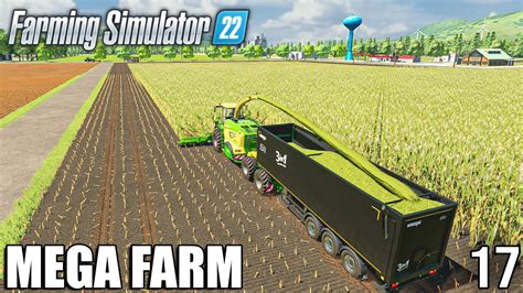 Silage Harvest And Load With Krone Semi Trailer Mega Farm Challenge Farming Simulator 22