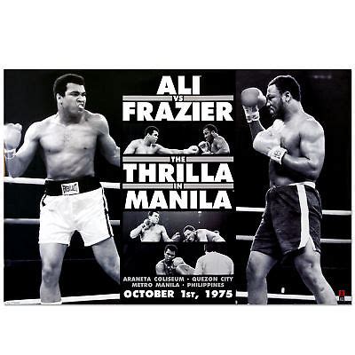 Ali - Frazier - Thrilla In Manila Poster, 7x10 Photo | eBay