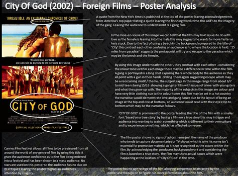 Kellie Lock AS Film Studies: Foreign Film : City Of God