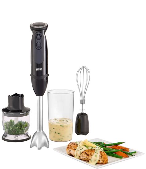 Braun Multiquick Vario Hand Blender Ss Blending Shaft C Chopper