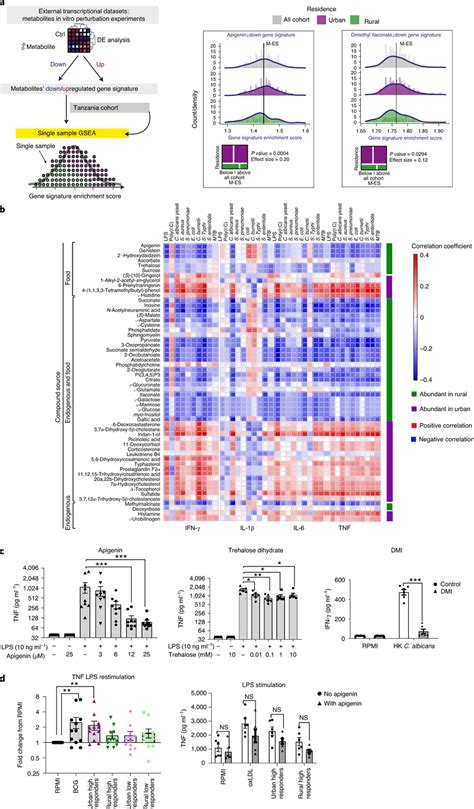 Relation Of Plasma Metabolites With Ex Vivo Cytokine Production