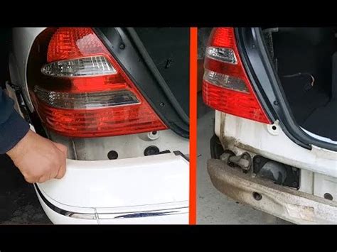 Removing Rear Bumper On Mercedes W211 How To Remove The Rear Bumper