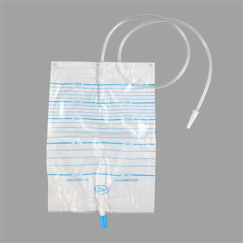 Plastic Sterile Luxury Urine Drainage Bag China Urine Bag And With