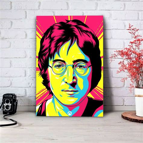 Placa Decorativa John Lennon Pop Art Elo Produtos Especiais