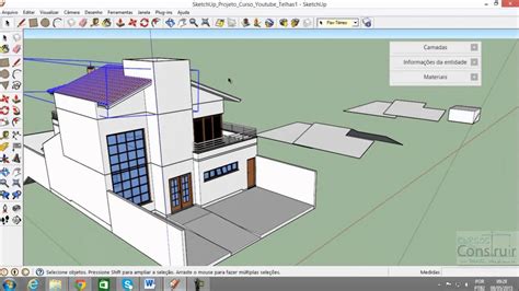 Curso Sketchup B Sico Gratuito Inserindo Telhas O Plugin