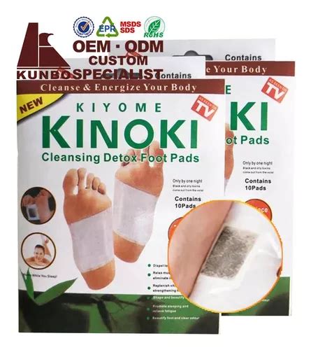 Kinoki Parches Almohadillas Desintoxicantes Para Los Pies Mercadolibre