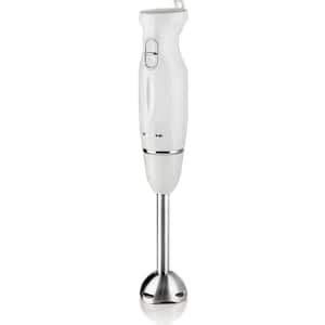 Reviews for OVENTE Immersion Blender White Stainless Steel Blades 200-Watt Cordless Rechargeable ...