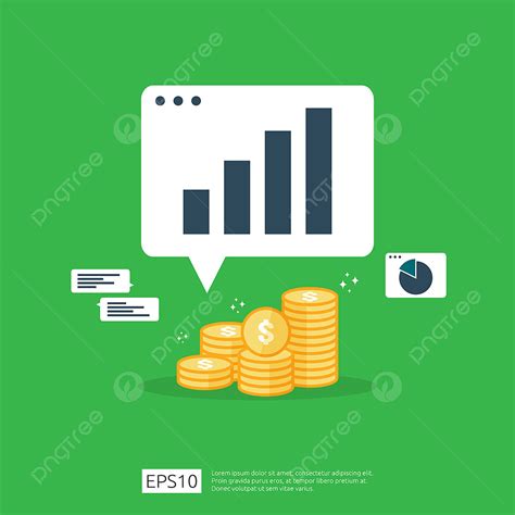 Investment Increase Profit Vector Design Images Income Salary Dollar