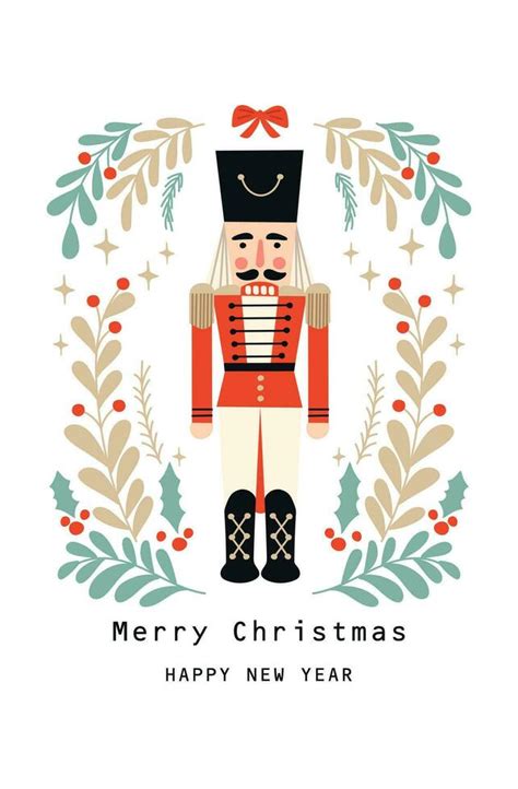 Nutcracker ballet Christmas card. Vector illustration. 27702848 Vector ...