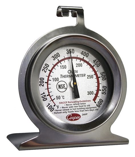 Cooper Atkins Analog Oven Thermometer 100° To 600° Temp Range F 3lrd1 24hp Grainger