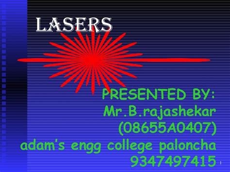 Laser Ppt