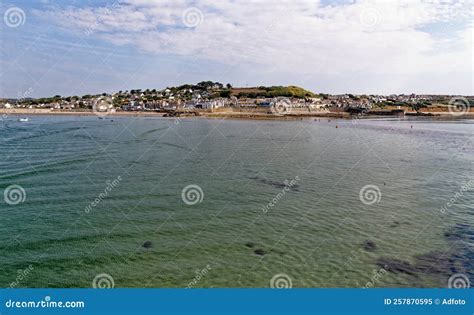 View Across Marazion St Michael S Mount Cornwall Stock Image