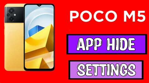 Poco M Apps Hide Settings How To Hide Apps Poco M Poco M Me App