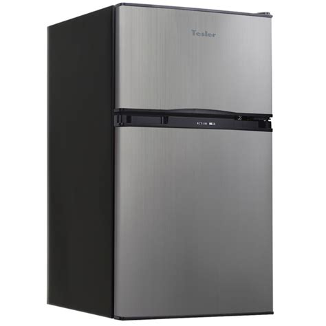 Холодильник Tesler RCT-100 Graphite, серый - купить по доступной цене в ...