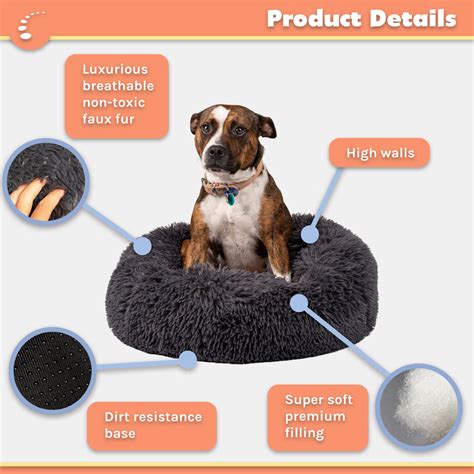 Calming Anxiety Pet Bed For Dogs And Cats Au