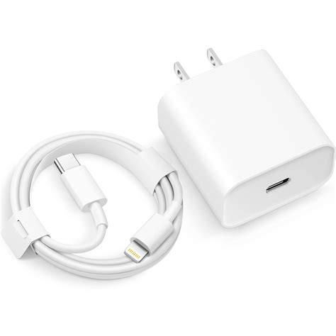 iPhone 14/13/12/11 SE Fast Charger, 20W PD Power Adapter with 6FT ...