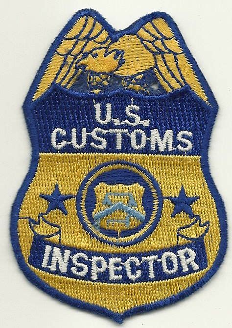 Us Customs Inspector Pre Cbp Us Customs Custom Crests