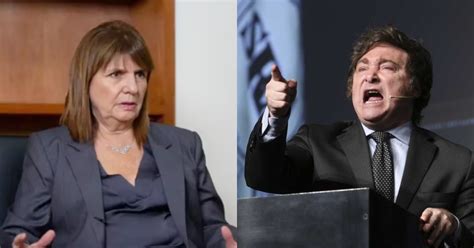 Patricia Bullrich Denunciar A Javier Milei Por Llamarla Montonera