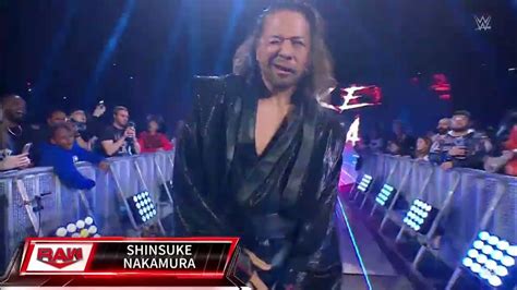 Shinsuke Nakamura Entrance Wwe Raw 25 03 2024 Youtube