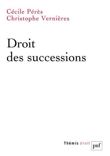 Droit des successions de Cécile Pérès Grand Format Livre Decitre