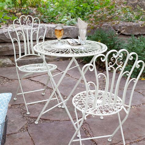 Have To Have It Coral Coast Tripoli 27 In Round Folding Iron Bistro