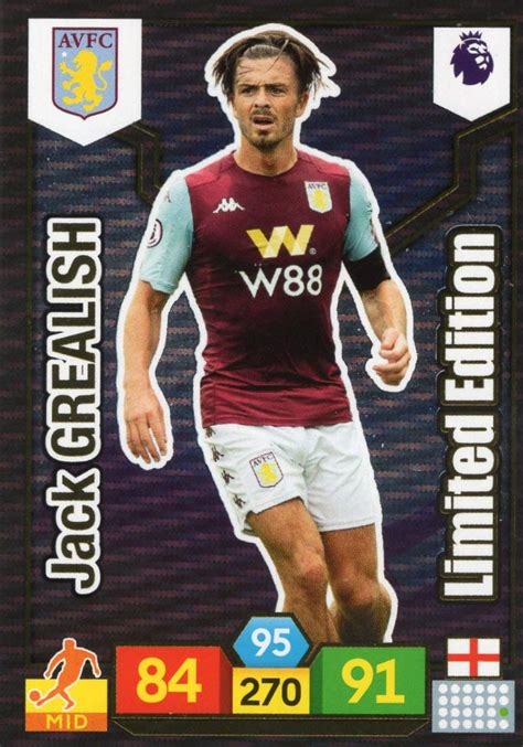 Panini Adrenalyn Xl Premier League Jack Grealish Limited