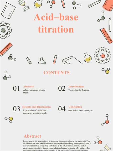 Acid–base titration presn | PDF | Titration | Chemistry