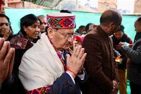 Bjp National President Shri Jp Nadda Offered Prayers At Mata Chamunda