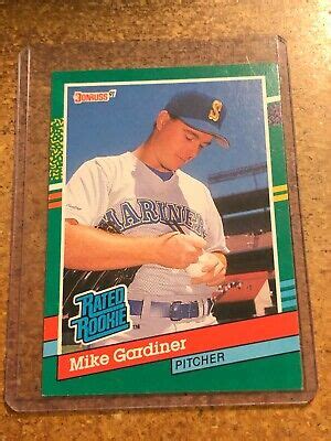 Donruss Baseball Rated Rookie Mike Gardiner Rc Ebay