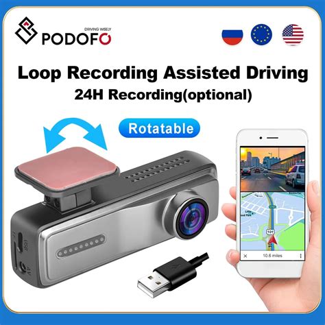 Podofo Tra O Cam Adas Carro Dvr Dashcam Adas Dvrs V Deo Hd P