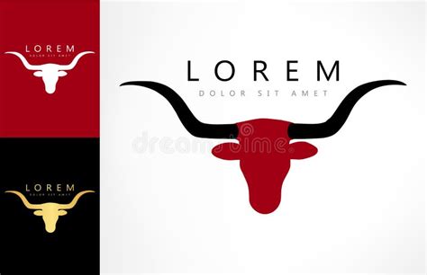 Vector Del Logotipo De Bull Ilustración Del Vector Ilustración De