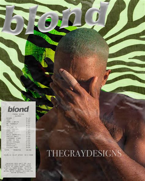 Frank Ocean Blond Poster Digital Download Only Etsy